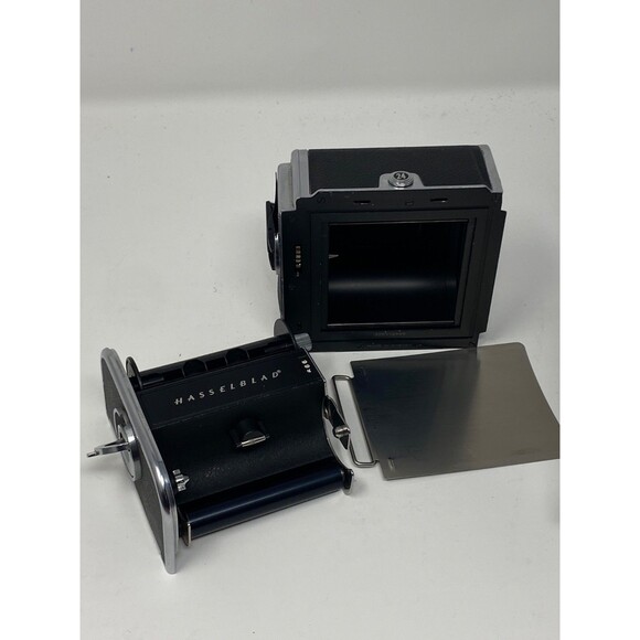 Hasselblad 30104 A24 6x6 Roll 120/220 Film Back Magazine Chrome, boxed, Works! - Picture 7 of 7